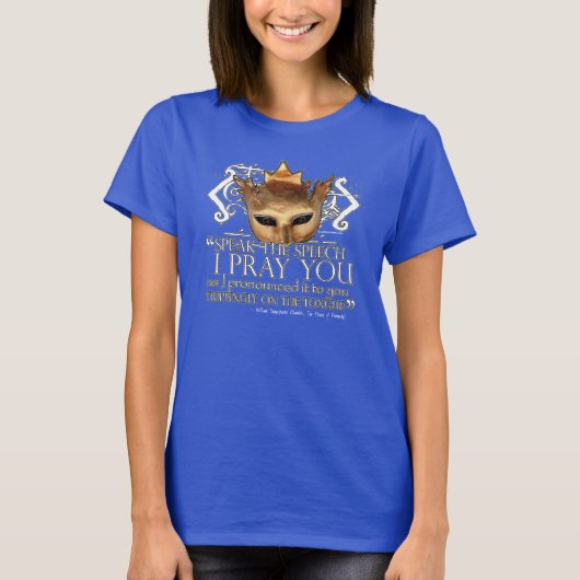T-shirt Hamlet "Parle le discours..." (Devant)