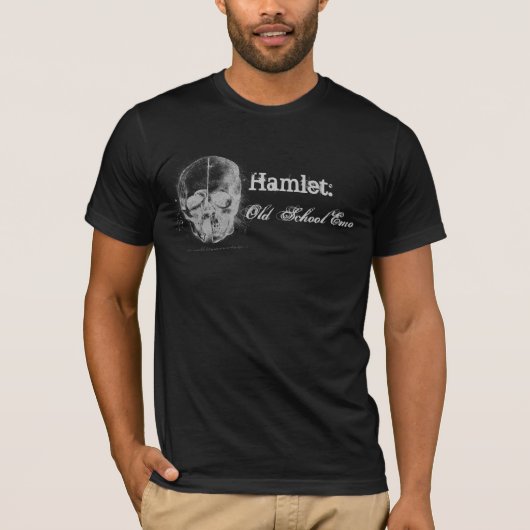 T-shirt Hamlet : Vieille école Emo (Devant)