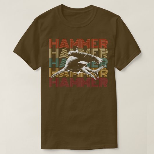 T-shirt Hammerhead Shark Plongée Conception Pour Un Hammer (Design devant)