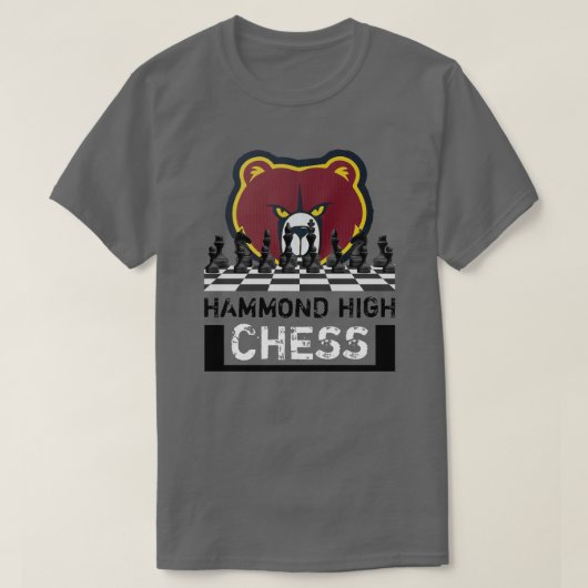T-shirt HAMMOND HIGH CHESS (Design devant)