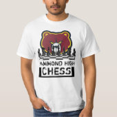 T-shirt HAMMOND HIGH CHESS (Devant)
