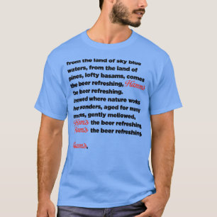 T-shirt Hamms Beer Jingle