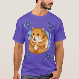 T-shirt Hammy Blue Design Hamster Premium