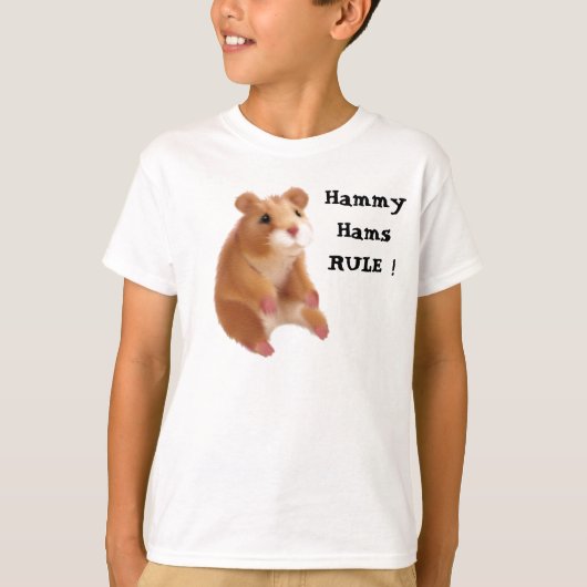T-shirt Hammy Hams RULE ! (Devant)