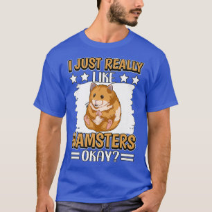 T-shirt Hammy J'Aime Vraiment Hamsters Premium