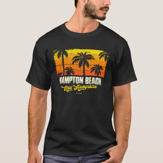 T-shirt Hampton Beach Souvenir  New Hampshire Reminder (Devant)