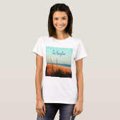 T-shirt Hamptons Beach Long Island New York (Devant entier)