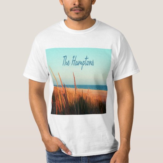 T-shirt Hamptons Beach Long Island New York (Devant)