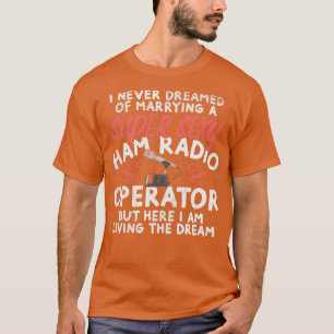 T-shirt Hams amateur femme de l'opérateur radio de jambon