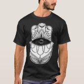 T-shirt Hamsa Hand Yogi Hand Hams Amulet Good Luck Charm B (Devant)