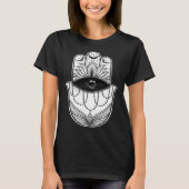 T-shirt Hamsa Hand Yogi Hand Hams Amulet Good Luck Charm B (Devant)
