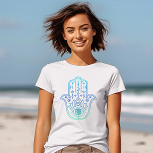 T-shirt Hamsa Oeil ou main Fatima Protection des yeux du m