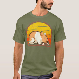 T-shirt Hamster Amoureux des animaux Cadeau Vintage Retro 