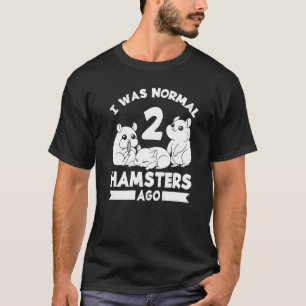 T-shirt Hamster Animaux Animaux Cute Cages Ball Roue Alime