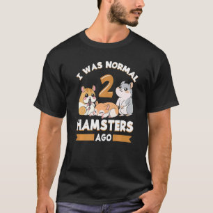 T-shirt Hamster Animaux Animaux Cute Cages Ball Roue Alime