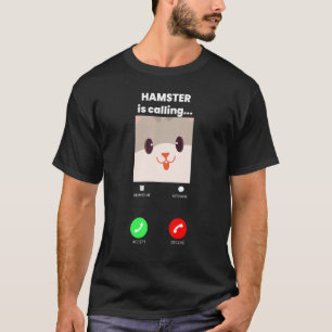 T-shirt Hamster Appelle Hamsters Animal Pet Graphisme
