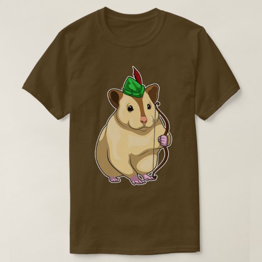 T-shirt Hamster Archer Bow 1 (Design devant)