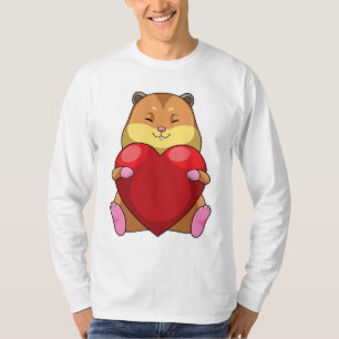 T-shirt Hamster au coeur