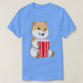 T-shirt Hamster au cône de Popcorn (Design devant)