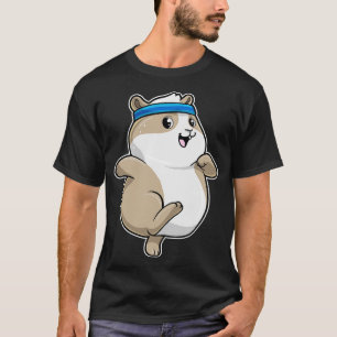 T-shirt Hamster au jogging avec tête