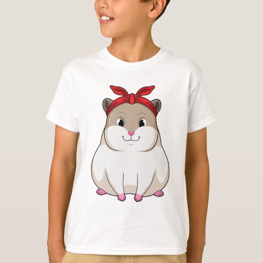 T-shirt Hamster avec Bandana (Devant)