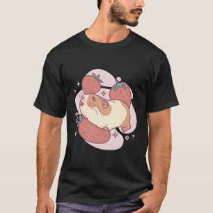 T-shirt Hamster Avec Bande Dessinée De Fraises Pour