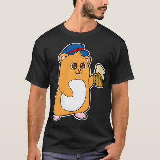 T-shirt Hamster avec bière