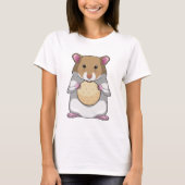 T-shirt Hamster avec biscuit (Devant)