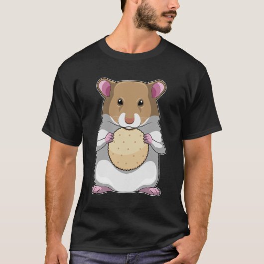 T-shirt Hamster avec biscuit (Devant)