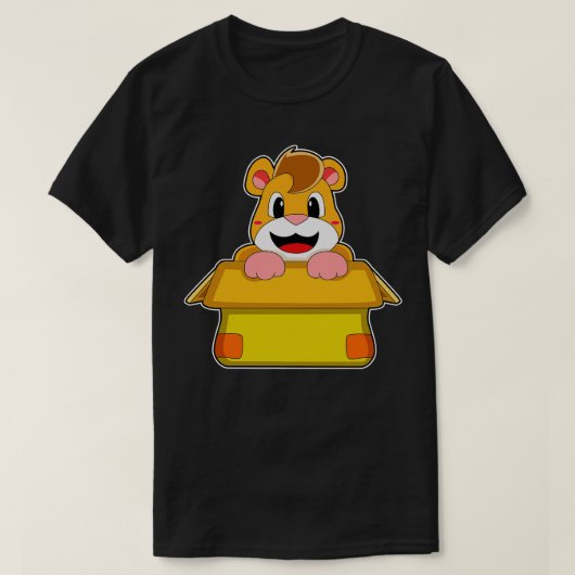T-shirt Hamster avec boîte (Design devant)