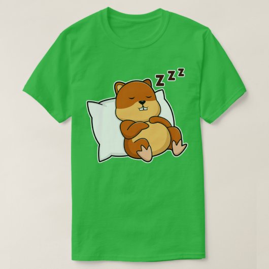 T-shirt Hamster avec Coussin (Design devant)