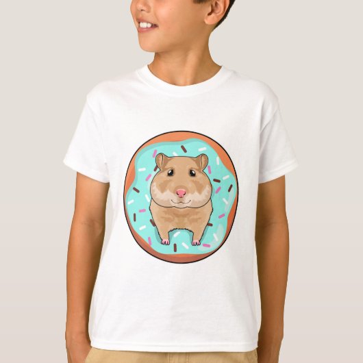 T-shirt Hamster avec Donut (Devant)
