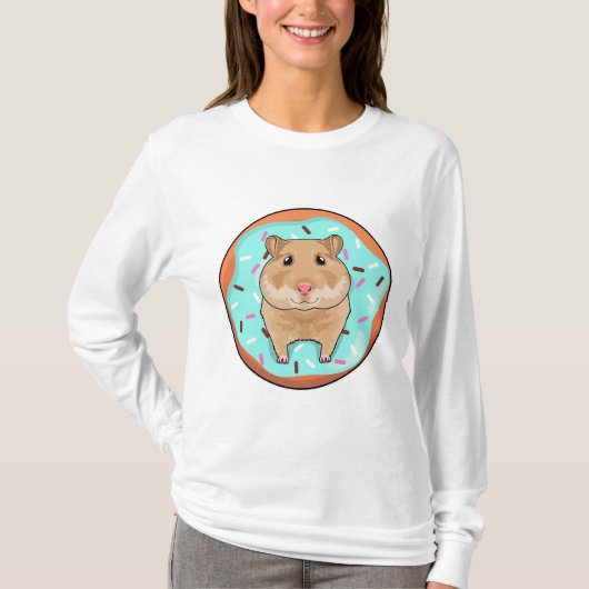T-shirt Hamster avec Donut (Devant)