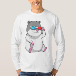 T-shirt Hamster avec lunettes