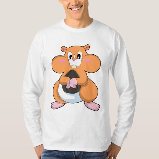T-shirt Hamster avec noyer (Devant)