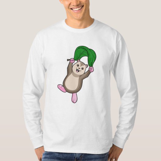 T-shirt Hamster avec parachute (Devant)