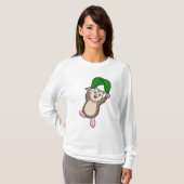 T-shirt Hamster avec parachute (Devant entier)