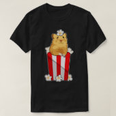 T-shirt Hamster avec Popcorn (Design devant)