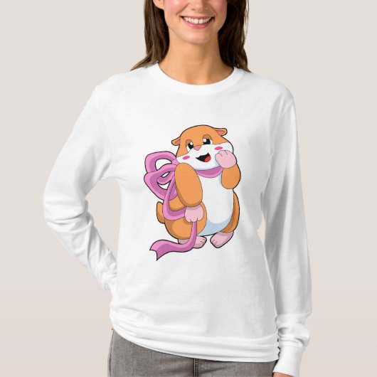 T-shirt Hamster avec ruban (Devant)