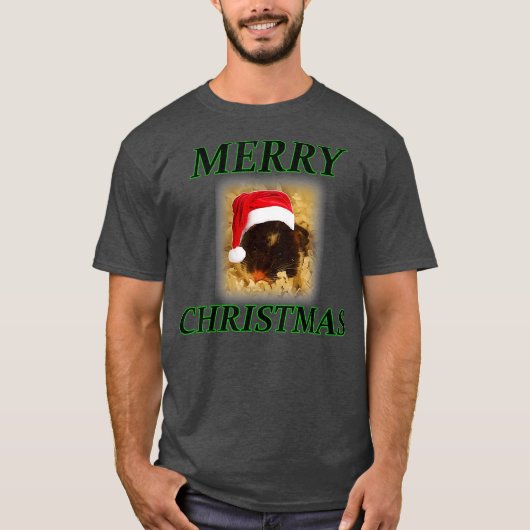 T-shirt Hamster Christmas (Devant)