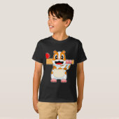 T-shirt Hamster Cricket Chauve-souris de cricket (Devant entier)
