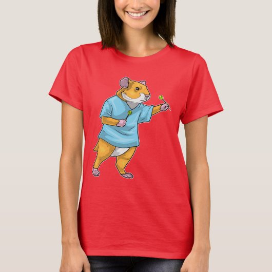 T-shirt Hamster Darts Dart (Devant)