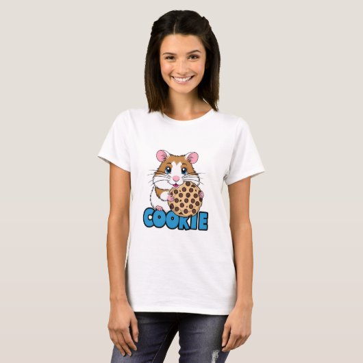 T-shirt Hamster de biscuits (Devant entier)