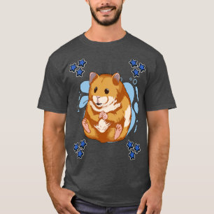 T-shirt Hamster de design bleu