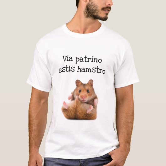 T-shirt Hamster de mère, baies de sureau de père : Lumière (Devant)