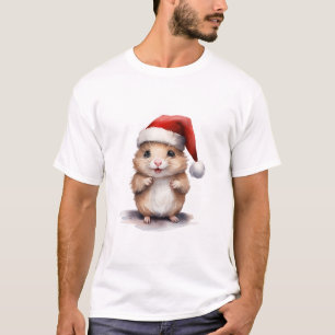 T-shirt hamster de Noël