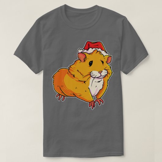 T-shirt Hamster de Noël 1 (Design devant)