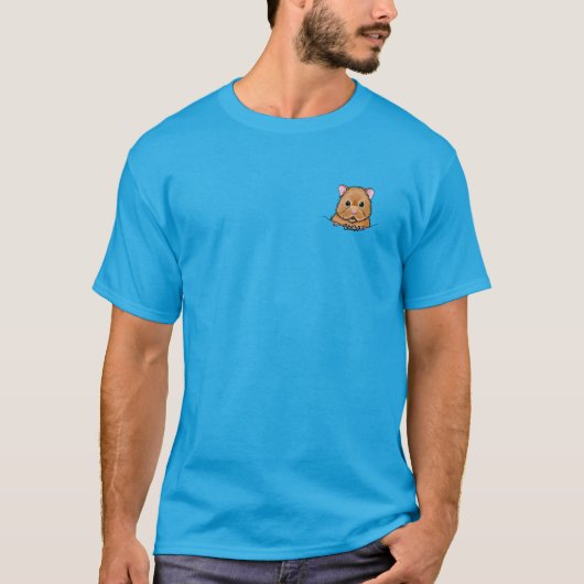 T-shirt hamster de poche mignon (Devant)