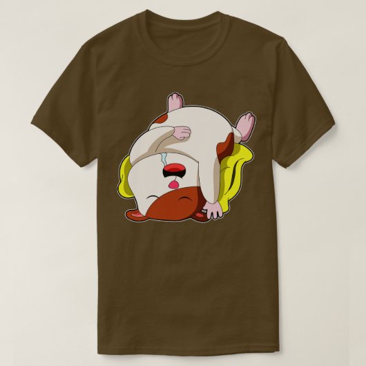T-shirt Hamster dormant sur le dos (Design devant)