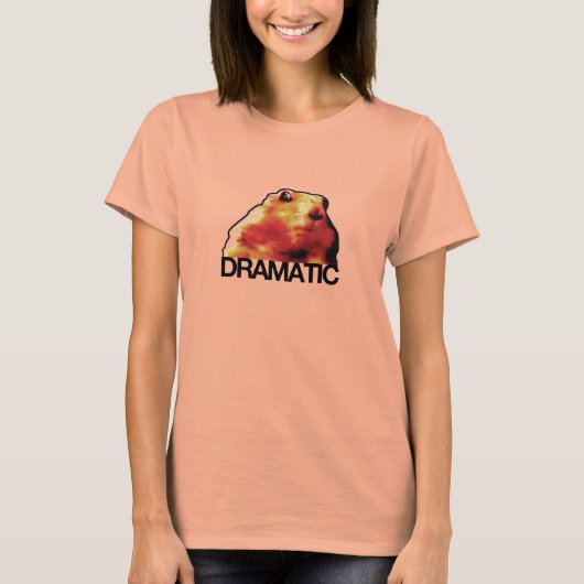 T-shirt hamster dramatique/chipmunk/chien de prairie (Devant)